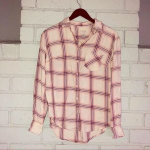 A New Day Women’s Lightweight Flannel Plaid Top** Bin 3